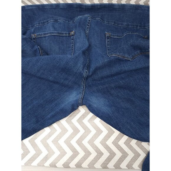 Lee Sculpting Slim Fit Jeans Plus Size 24W Mid Rise Capri 22" Inseam x 45" Waist - Picture 6 of 11